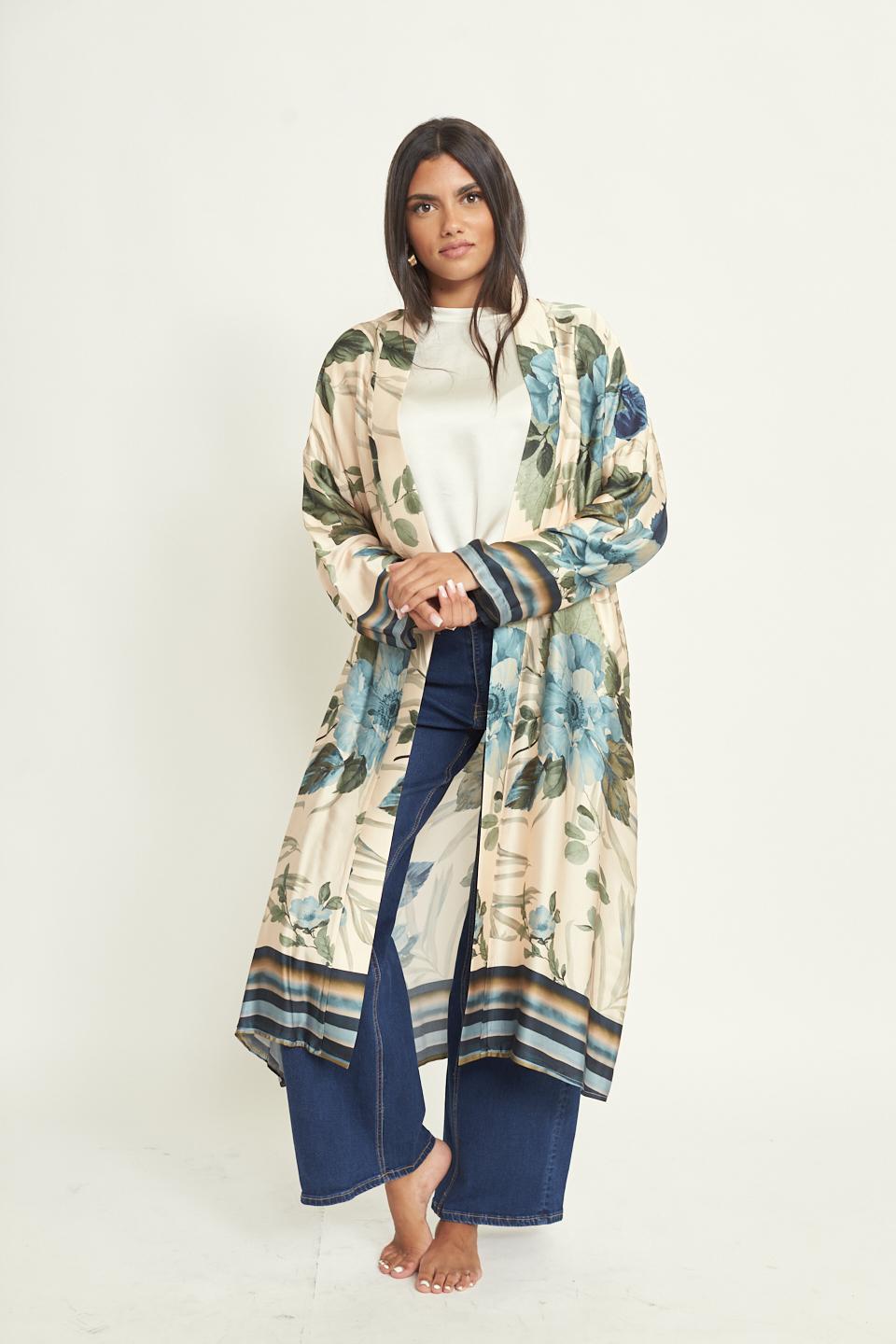 Abito fashion kimono lungo